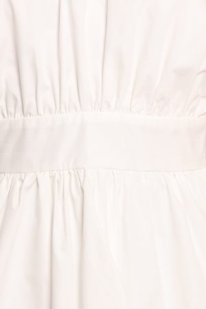 Camila Open Back Top – White