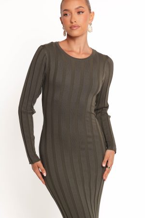 Carlson Maxi Dress – Olive