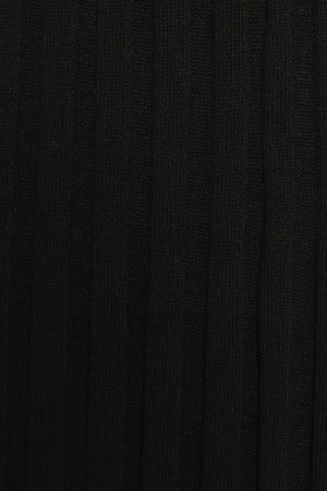 Carson Knit Midi Skirt – Black