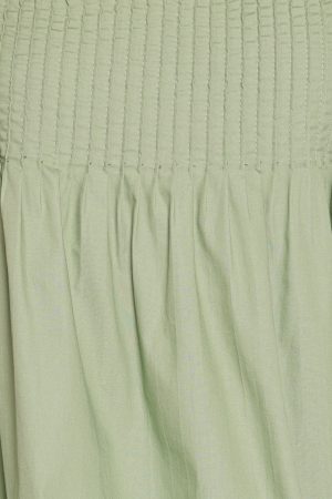 Carson Pleated Top – Sage Green