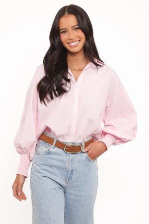 Carys Shirt – Pale Pink