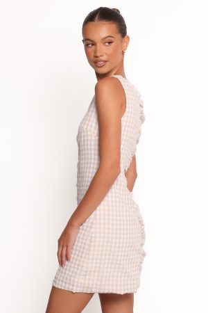 Catania Mini Dress – Beige