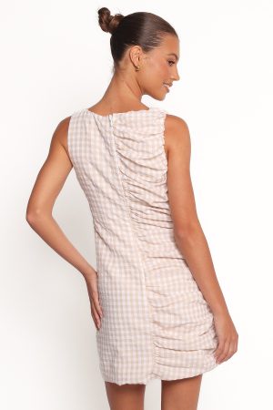 Catania Mini Dress – Beige