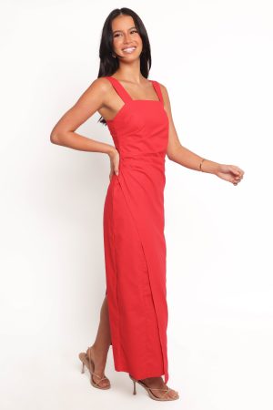 Caterina Maxi Dress – Red