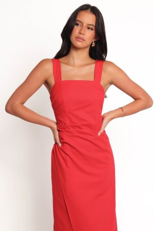 Caterina Maxi Dress – Red