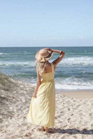 Caty Maxi Dress – Yellow
