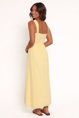 Caty Maxi Dress – Yellow