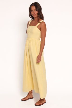 Caty Maxi Dress – Yellow
