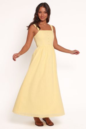 Caty Maxi Dress – Yellow