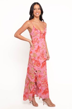 Charli Maxi Dress – Tropical Floral