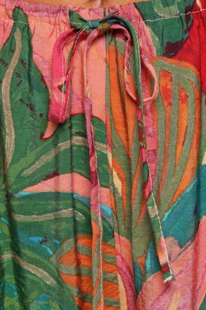 Charly Wide Leg Pant – Calypso Coral