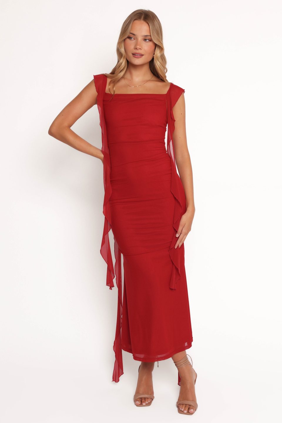 Chiara Maxi Dress - Red
