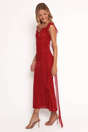 Chiara Maxi Dress – Red