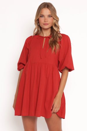 Cinzia Mini Dress – Red