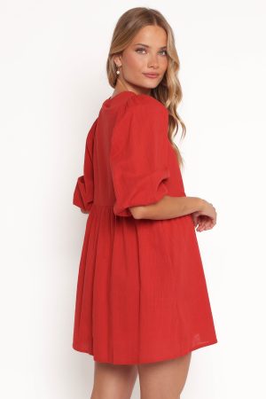Cinzia Mini Dress – Red