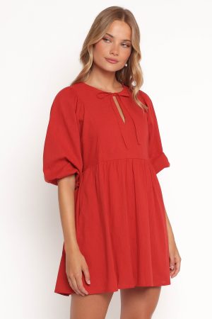 Cinzia Mini Dress – Red