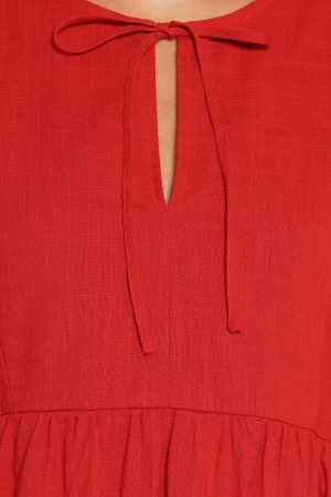 Cinzia Mini Dress – Red