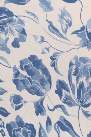 Claud Maxi Skirt – Blue White Floral