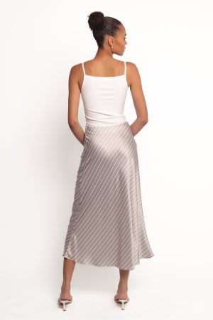 Corrina Midi Skirt – Stripe
