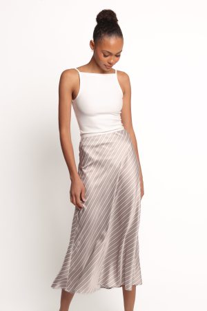 Corrina Midi Skirt – Stripe