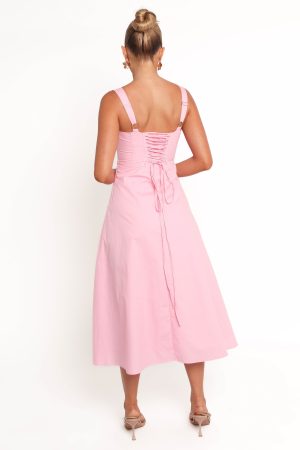 Cosima Midi Dress – Pink