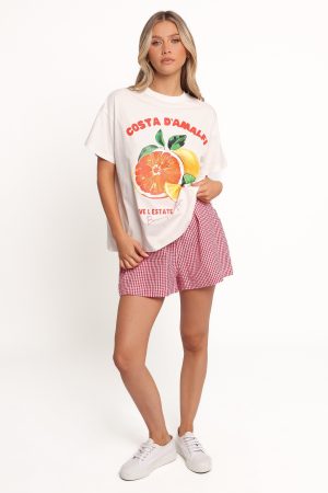 Costa D’Amalfi Tee – White