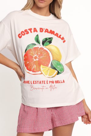 Costa D’Amalfi Tee – White