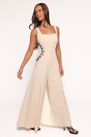 Crete Jumpsuit – Ivory