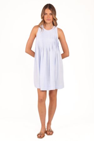 Daniela Mini Dress – Blue