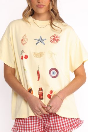 Daphne Short Set – Yellow Red Gingham