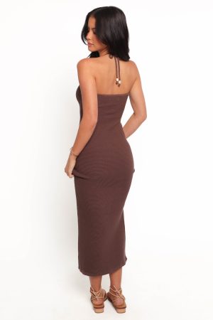 Darya Midi Dress – Cocoa