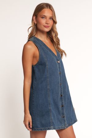 Dawson Mini Dress – Indigo Denim