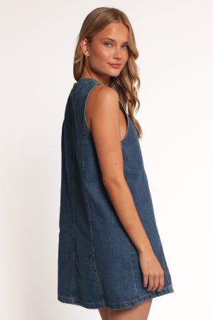 Dawson Mini Dress – Indigo Denim