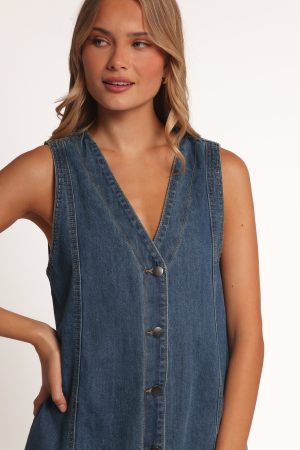 Dawson Mini Dress – Indigo Denim