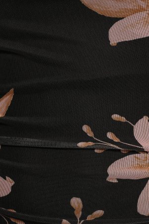 Arabelle Maxi Off Shoulder Dress – Black Peach