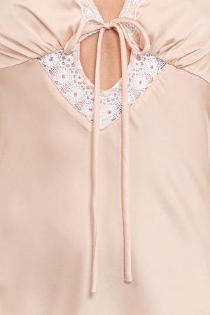 Devi Mini Dress – Antique Gold