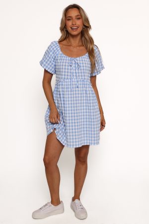 Dorothea Mini Dress – Blue