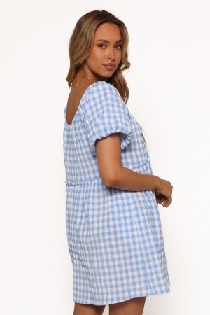 Dorothea Mini Dress – Blue