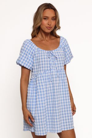 Dorothea Mini Dress – Blue