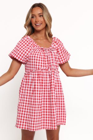 Dorothea Mini Dress – Red