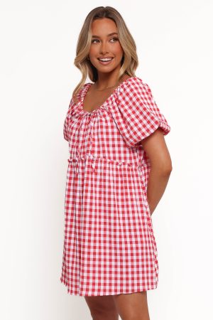 Dorothea Mini Dress – Red