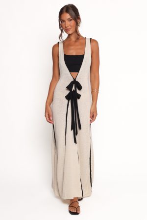 Draco Midi Dress – Cream