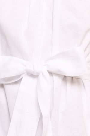 Dylan One Shoulder Mini Dress – White