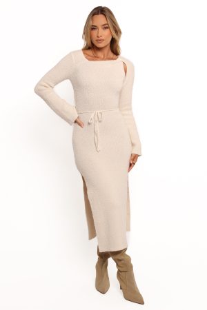 Edina Midi Dress – White