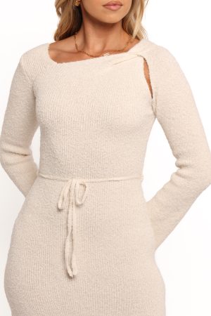 Edina Midi Dress – White