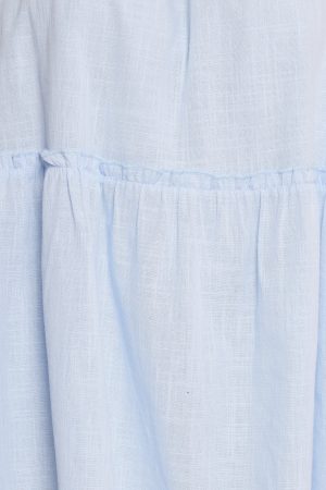 Elena Mini Dress – Light Blue