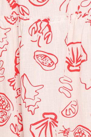 Elena Mini Dress – Red Lobster