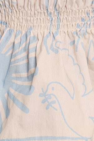 Elena Strapless Top – Blue Soleil