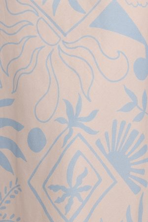 Elena Maxi Skirt – Blue Soleil