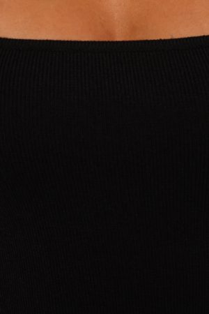 Elissa Long Sleeve Midi Dress – Black